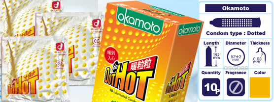 Bao cao su Okamoto Dot Hot 2