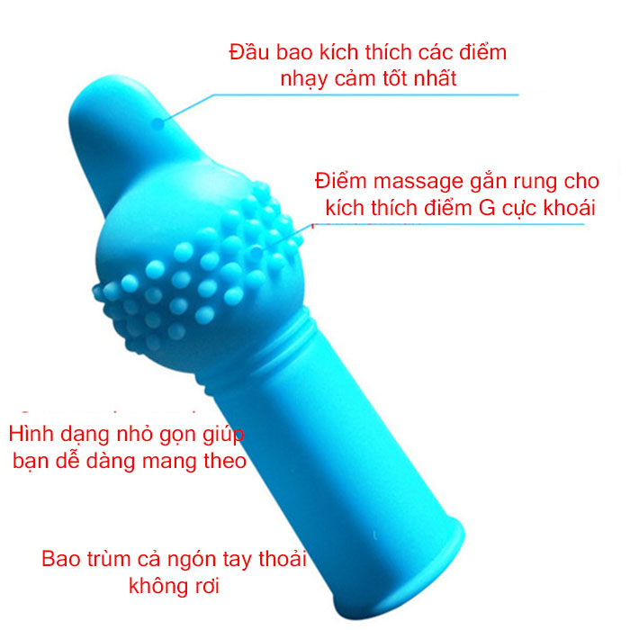 Bao ngón tay silicone Finger Stimulation 3